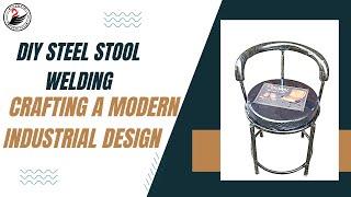 DIY Steel Stool Welding: Crafting a Modern Industrial Design #welding