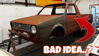 RWD Volkswagen Mk1 Caddy Project - Day 1