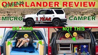 SUV Micro Camper Urban Lander 4Runner 1 Year Review