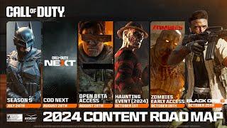 The Black Ops 6 2024 Content ROAD MAP & Updates! (EARLY ACCESS, Haunting Event, & Seasonal Updates!)