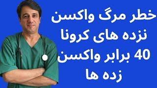 خطر مرگ واکسن نزده های ویروس کرونا 40 برابر واکسن زده هاست