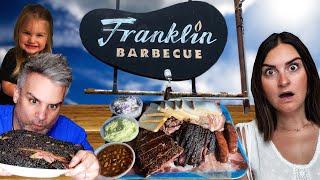 Franklin BBQ is “OUT OF THIS WORLD” | Brits Try BBQ In Austin Texas |   