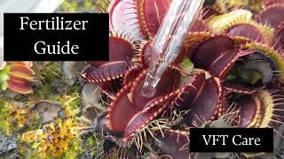 Fertilizing/Feeding Carnivorous Plants- Venus flytrap, Sundew and Pitcher Plant Care