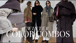 How to Incorporate Colors into Winter Wardrobes | Feel Good Color Combos