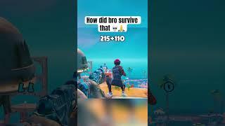 Bro is IMMORTAL  #fortnite #fortniteshorts #gaming