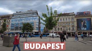 Blaha Lujza square | Erzsébet boulvard | Király street - Budapest [4k Ultra HD 60fps ]
