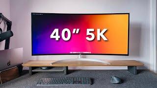 NEW LG 40” UltraWide 5K Monitor: Unboxing + Impressions