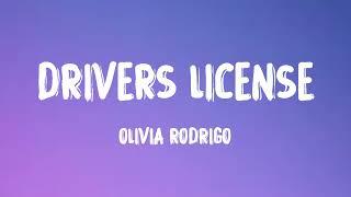 Olivia Rodrigo - Drivers license (Lyrics)