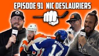 Flyers Newest Tough Guy NICOLAS DESLAURIERS in Studio! | Nasty Knuckles Episode 91
