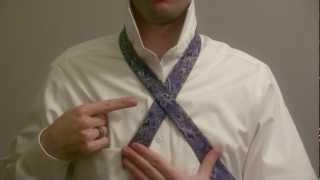 How to Tie a Tie (Mirrored / Slowly) - Full Windsor Knot