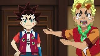 Beyblade burst Quadstrike Episode 14:Aiger Talks To Bell & Quadra