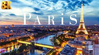 Paris in 4k Ultra HD | Beautiful LOVE Relaxing Music DRONE Film｜Cinematic Video ｜