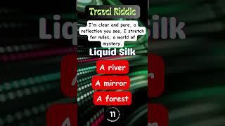 Riddle Me This: Can You Solve These Travel Mind-Bending Riddles? | What Am I Riddles #shortsyoutube