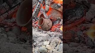 Making a wild clay canteen | part 2 #survival #pottery #outdoorskills #primitiveskills