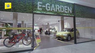 E-Garden: Ein Showroom für Elektromobilität | Un showroom pour l'éléctromobilité