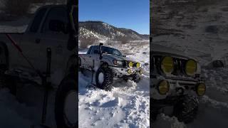 If all goes as planned its a trip not a adventure #4x4 #stuck  #snow #wheeling #4x4 #toyota #taco