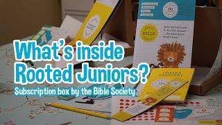 Whats inside the Rooted Juniors Subscription box by the Bible Society?