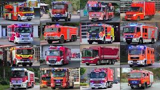 GROßER XXL FEURWEHR Zusammenschnitt! | Einsatzfahrten von FEUERWEHR in DEUTSCHLAND - 1 STUNDE ! 