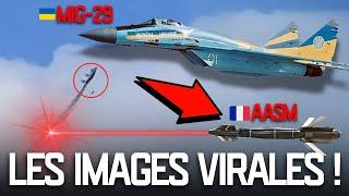 UN MIG 29 UKRAINIEN TIRE 2 BOMBES FRANÇAISES :  ANALYSE DE LA VIDEO VIRALE