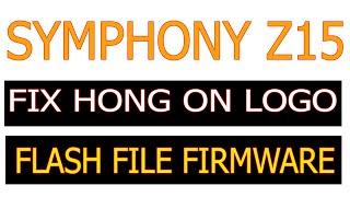 Symphony Z15 Flash File Hang On Logo Fix Stock ROM Firmware