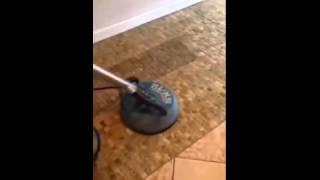 Tile & Grout Cleaning - On The Job - ADVANCE CLEANING - Odessa, Texas
