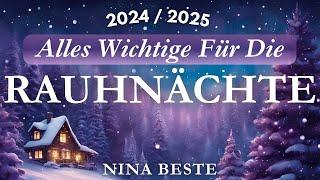 Die 12 Rauhnächte 2024/25 erklärt | Anleitung für Rituale, Wünsche & Meditationen