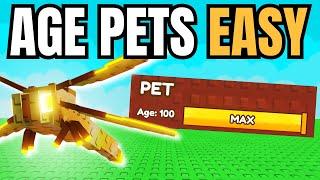 Fastest Way To Level Up Pets In Grow a Garden! (UPDATED)