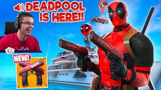 Nick Eh 30 reacts to NEW Deadpool EVENT in Fortnite!