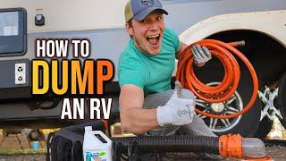 EXACTLY How to Dump an RV Black Tank (Step-by-Step)