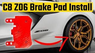 C8 Corvette Z06 Brake Pad Install - Paragon Performance
