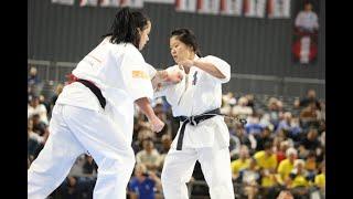 【新極真会】Court1 3rdRound2 woman Aleksandra Karpuk vs Reimi Asako The 12th World Karate Championship