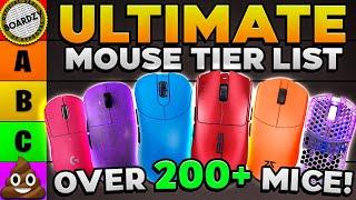 2025 ULTIMATE Gaming Mouse Tierlist! OVER 200 MICE RANKED! (SHOCKING)