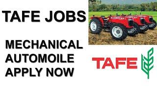 TAFE COMPANY JOB VACANCY|B.E,B.TECH ENGINEER |CHENNAI TN