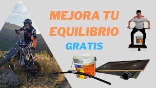 ️‍️ ENTRENA EQUILIBRIO (En casa) Balance board con materiales reciclados️