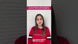 Recycle for a Better Tomorrow: Join Ocean Ridge Recycling Today ️ #shorts