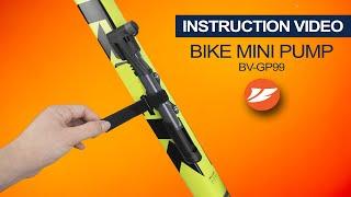 BV-GP99 Usage Guide | Mini Bike Pump | How-To!