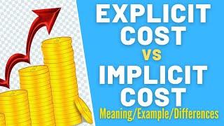 Explicit Cost and Implicit Cost | Explicit Cost Example