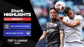 Wellington Phoenix v Melbourne Victory - Shark Highlights | Isuzu UTE A-League 2024-25 | Unite Round