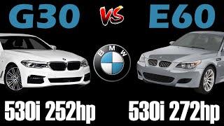 Bmw 530i Old vs New (272hp E60 vs 252hp G30) Acceleration test | Auto-Test