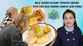 BULE ALERGI KACANG TERHARU DIKASIH SATE DAN NASI GORENG SAMPAI LICIN PIRING