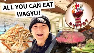 Is Vegas' BEST BUFFET Worth The Hype? Wynn Buffet FEAST and Review!