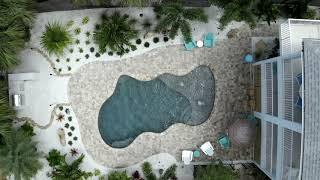 Free form pool with bubblers - New Smyrna Beach, Florida - All Aqua Pools