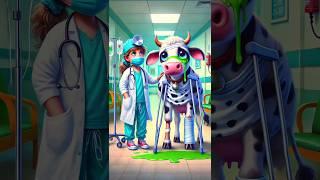 ️ Evolution of Cow : A Injured Cow In Hospital  #cat #cute #cow #shorts