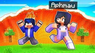 We're STRANDED By A Lava TSUNAMI In Minecraft!