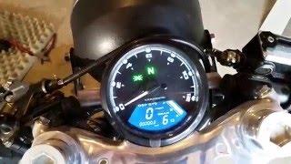 Universal digital motorcycle speedometer.