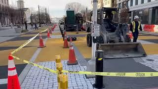 DC Crew Begins Dismantling Black Lives Matter Plaza