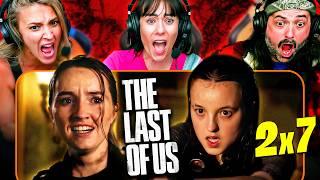 THE LAST OF US 2x07 REACTION!! Blind Reaction & Review! TLOU Season 2 Episode 7 Finale