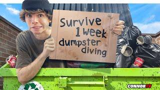 I Survived 7 Days Only Dumpster Diving - Did it Work?