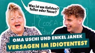 Oma Uschi und Enkel Janek versagen im IDIOTENTEST | WISSTIHRNOCH?