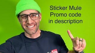  Sticker Mule Promo Code Discount - T Shirt Sizing (Medium) & print quality test Stickermule